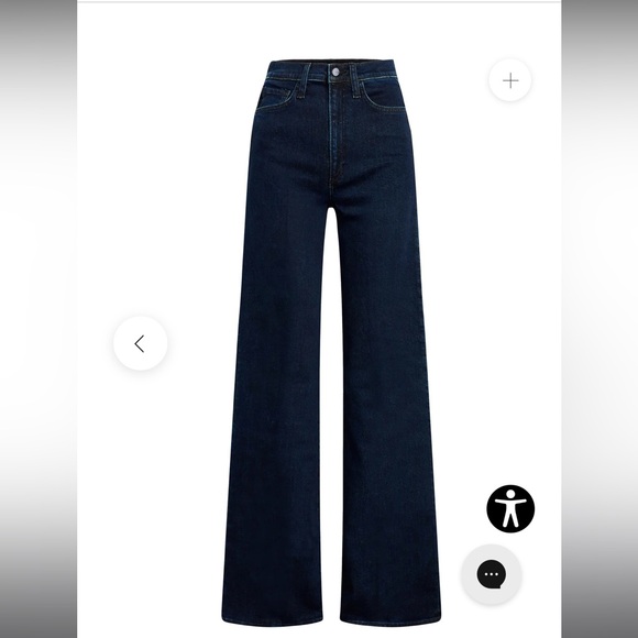 Joe’s Jeans - 
THE MIA PETITE
PETITE HIGH RISE WIDE LEG
Color = Cinema - Picture 1 of 5